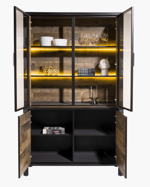 Habufa Sardinie Driftwood Buffet Display Unit-Display cabinet-Habufa-Against The Grain Furniture