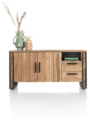 Habufa Makalu Sideboards in Smoked Acacia-Sideboard-Habufa-160cm-Against The Grain Furniture