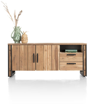 Habufa Makalu Sideboards in Smoked Acacia-Sideboard-Habufa-190cm-Against The Grain Furniture