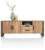 Habufa Makalu Sideboards in Smoked Acacia-Sideboard-Habufa-220cm-Against The Grain Furniture