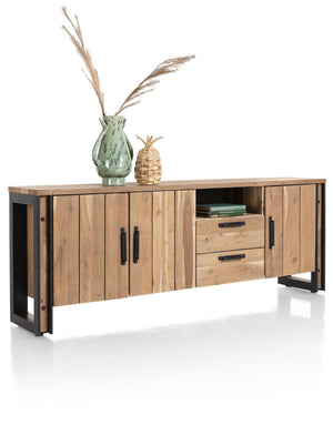 Habufa Makalu Sideboards in Smoked Acacia-Sideboard-Habufa-135cm-Against The Grain Furniture