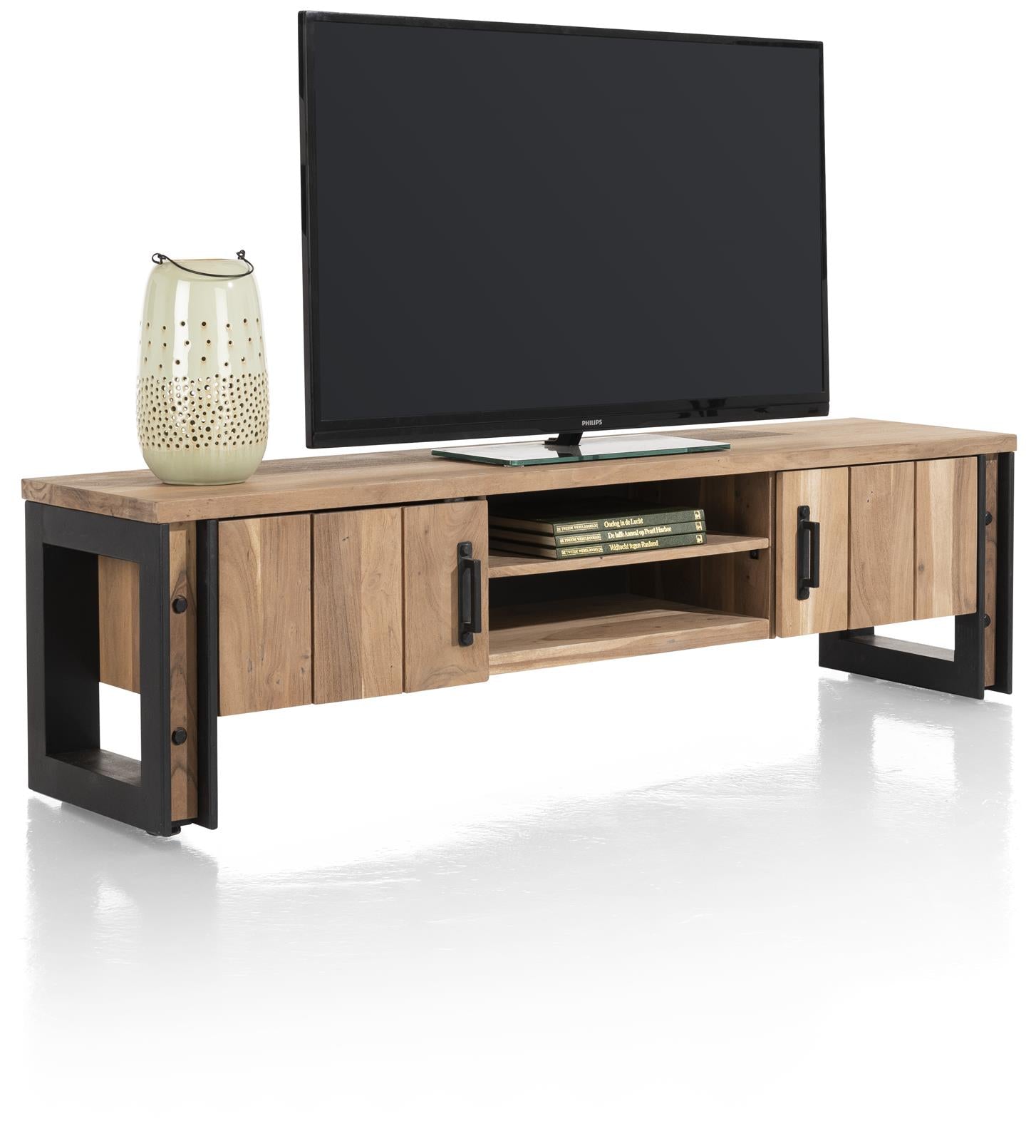 Habufa Makalu TV Sideboard in Smoked Acacia-TV sideboards-Habufa-140cm-Against The Grain Furniture