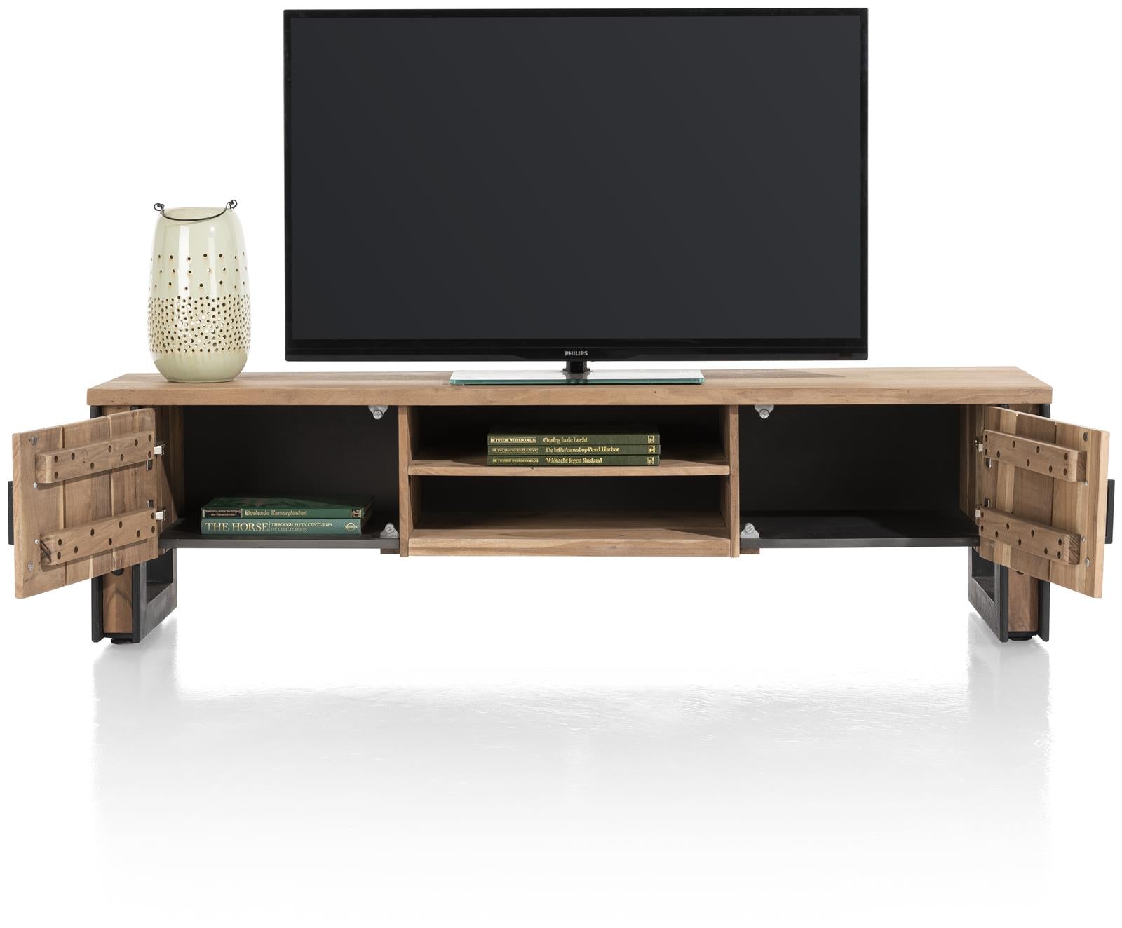 Habufa Makalu TV Sideboard in Smoked Acacia-TV sideboards-Habufa-140cm-Against The Grain Furniture