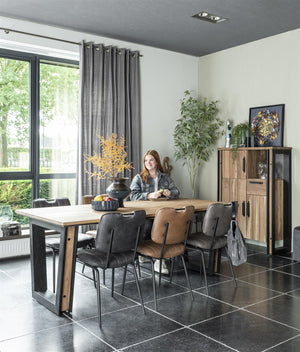 Habufa Makalu Dining Tables in Gently Smoked Acacia-Dining Table-Habufa-170cm x 100cm-Against The Grain Furniture