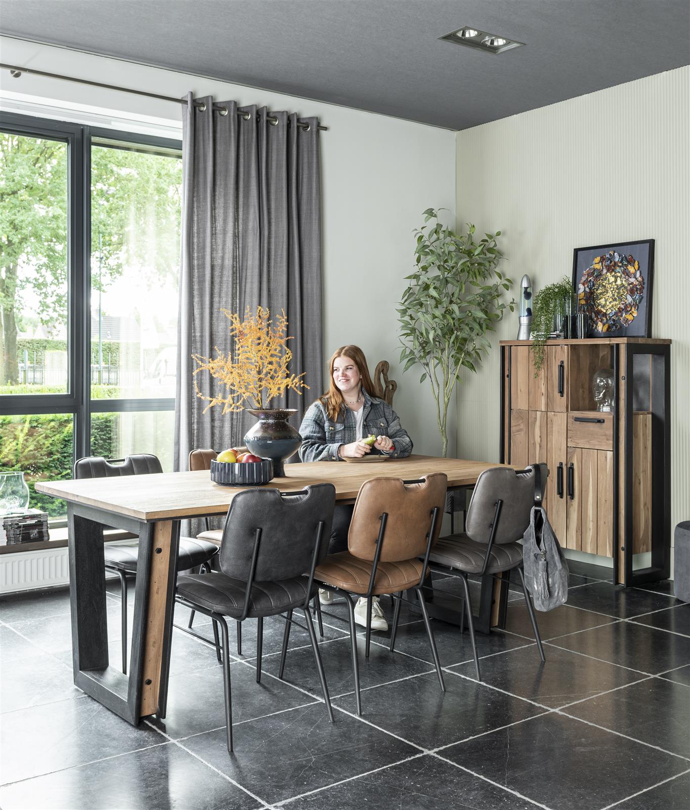 Habufa Makalu TV Sideboard in Smoked Acacia-TV sideboards-Habufa-140cm-Against The Grain Furniture