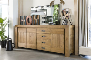 Habufa Bespoke Santorini Oak Sideboards in Four Colours-sideboards-Habufa-185-Castle Sand-Against The Grain Furniture