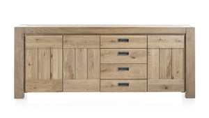 Habufa Bespoke Santorini Oak Sideboards in Four Colours-sideboards-Habufa-230-Natural White-Against The Grain Furniture
