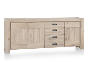 Habufa Bespoke Santorini Oak Sideboards in Four Colours-sideboards-Habufa-185-Castle Sand-Against The Grain Furniture