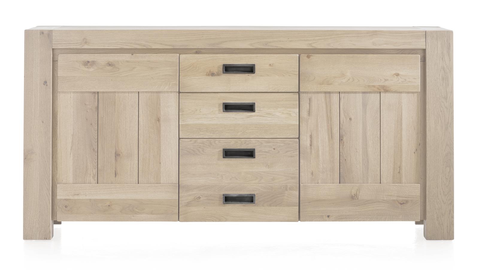 Habufa Bespoke Santorini Oak Sideboards in Four Colours-sideboards-Habufa-185-Castle Sand-Against The Grain Furniture