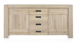 Habufa Bespoke Santorini Oak Sideboards in Four Colours-sideboards-Habufa-185-Castle Sand-Against The Grain Furniture