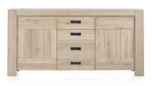 Habufa Bespoke Santorini Oak Sideboards in Four Colours-sideboards-Habufa-185-Castle Sand-Against The Grain Furniture