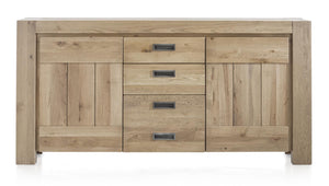 Habufa Bespoke Santorini Oak Sideboards in Four Colours-sideboards-Habufa-185-Natural White-Against The Grain Furniture