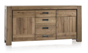 Habufa Bespoke Santorini Oak Sideboards in Four Colours-sideboards-Habufa-185-Castle Sand-Against The Grain Furniture