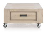 [habufa oak furniture]-[habufa dining furniture]-[furniture village detroit]-80 x 80 with drawer-Castle White-Against The Grain Furniture