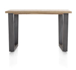 [Habufa_Cleveland]-Dining Tables-Habufa-160 cms-U shape metal legs-Wavy edge-Against The Grain Furniture