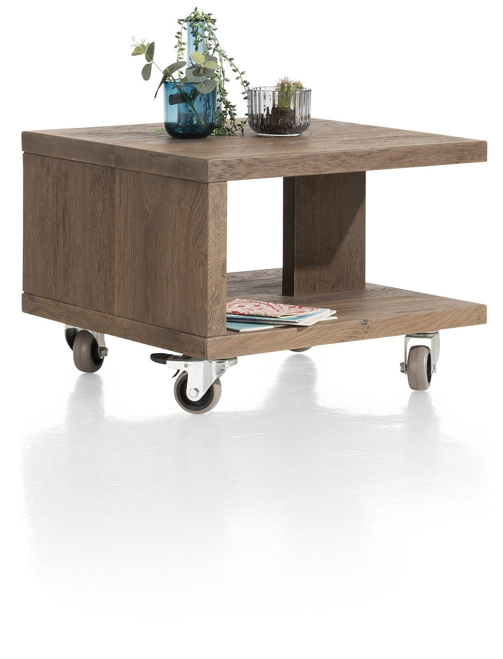 Habufa Cubo Side Tables in Smoked Oak