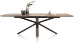 Habufa Cubo Starburst Dining Tables in Smoked Oak