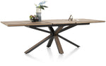 Habufa Cubo Starburst Dining Tables in Smoked Oak