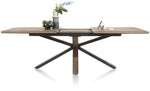 Habufa Cubo Starburst Dining Tables in Smoked Oak