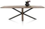 Habufa Cubo Starburst Dining Tables in Smoked Oak