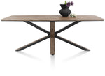 Habufa Cubo Starburst Dining Tables in Smoked Oak