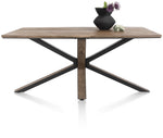 Habufa Cubo Starburst Dining Tables in Smoked Oak