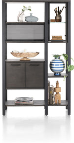 Ridgefield Urban Oak Room Divider Anthracite