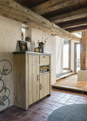 Habufa Farmer and Farmland Highboard-Highboard Storage Cabinet-Habufa-Against The Grain Furniture