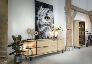 Ridgefield Urban Oak Sideboards in Natural Oak