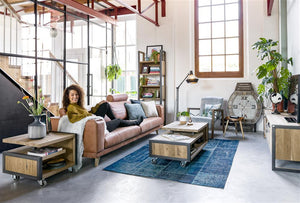 Habufa Metalox Coffee Tables With Wheels-Coffee Tables-Habufa-With Wheels-Against The Grain Furniture
