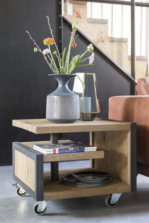 [Habufa_Cleveland]-Side Table-Habufa-With Wheels-Against The Grain Furniture