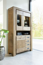 [habufa oak furniture]-[habufa dining furniture]-[furniture village detroit]-Castle White-Against The Grain Furniture