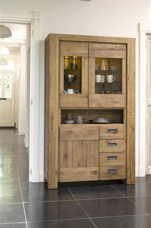 [habufa oak furniture]-[habufa dining furniture]-[furniture village detroit]-Castle White-Against The Grain Furniture