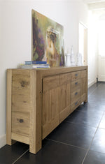Habufa Bespoke Santorini Oak Sideboards in Four Colours-sideboards-Habufa-185-Castle Sand-Against The Grain Furniture