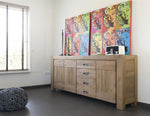 Habufa Bespoke Santorini Oak Sideboards in Four Colours-sideboards-Habufa-185-Castle Sand-Against The Grain Furniture