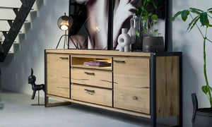 Habufa Metalox Niche Sideboards-Sideboards-Habufa-140cm-Against The Grain Furniture