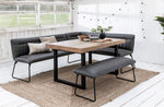 Baker Nixon Table and Bench Set-Table and benches set-Baker-Left Hand Facing-Against The Grain Furniture