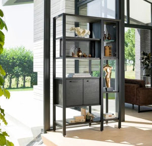 Ridgefield Urban Oak Rectangular Dining Tables in Anthracite