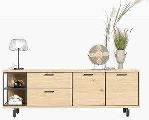 Ridgefield Urban Oak Sideboards in Natural Oak