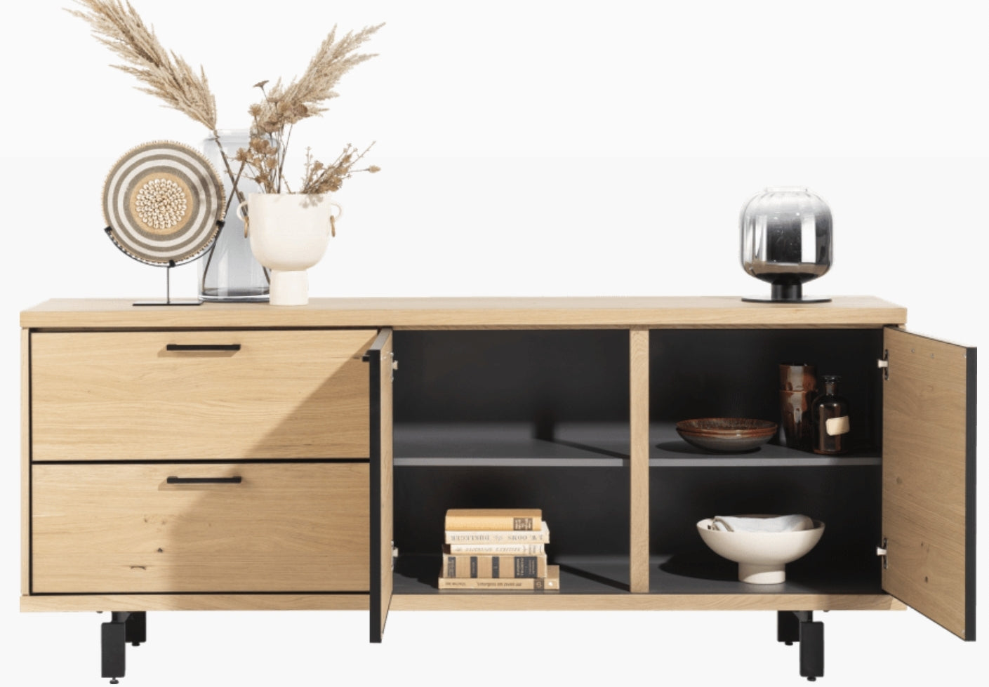 Ridgefield Urban Oak Sideboards in Natural Oak