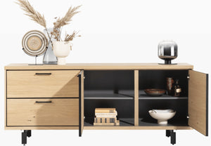 Ridgefield Urban Oak Sideboards in Natural Oak