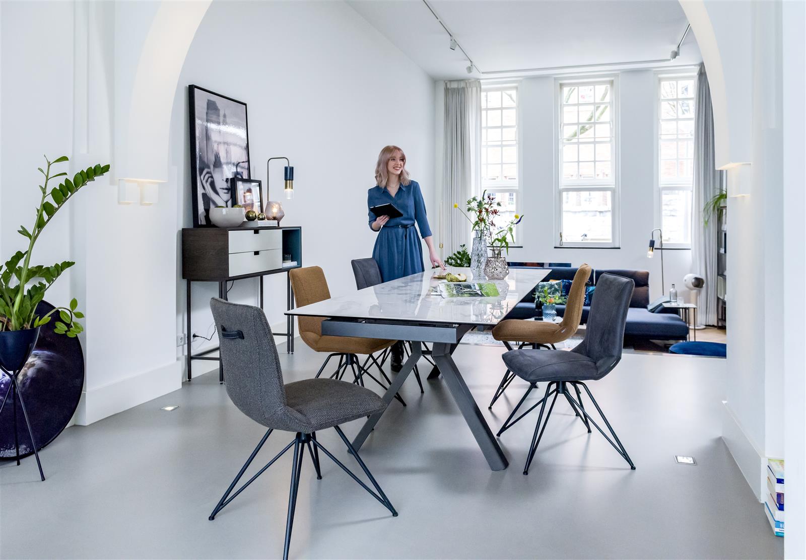 Habufa Glasgow Tall Console Table Discontinued Range
