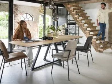 Ridgefield Urban Oak Elliptical Dining Tables in Light Oak