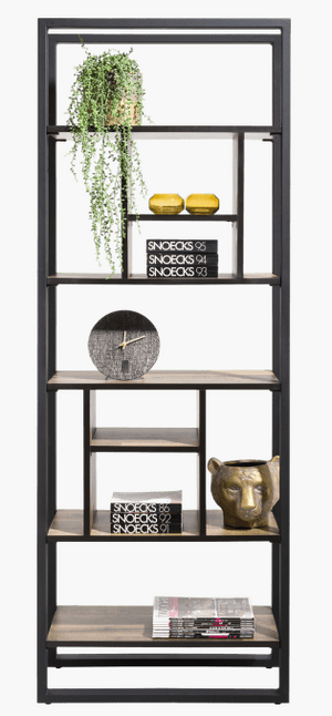 Habufa Sardinie Driftwood Bookcase Room Divider-Book shelves-Habufa-Against The Grain Furniture