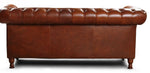 Chester Club Leather Sofas and Chair.-Leather Chesterfield-Carlton Vintage-Against The Grain Furniture