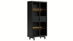 Ridgefield Urban Oak Glass Display Cabinet in Anthracite
