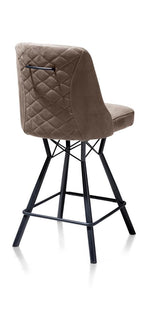 Habufa Eefje Bar Stools-Bar Stools-Habufa-Taupe-Against The Grain Furniture