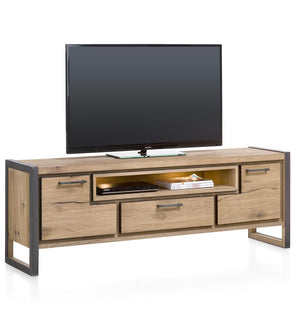 Habufa Metalox Lowboard TV Unit-Tv and Media Unit-Habufa-140cm-Against The Grain Furniture