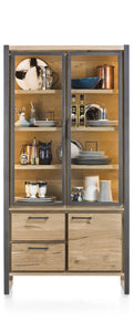 [Habufa_Cleveland]-display cabinet-Habufa-Double Glass Doors-Against The Grain Furniture