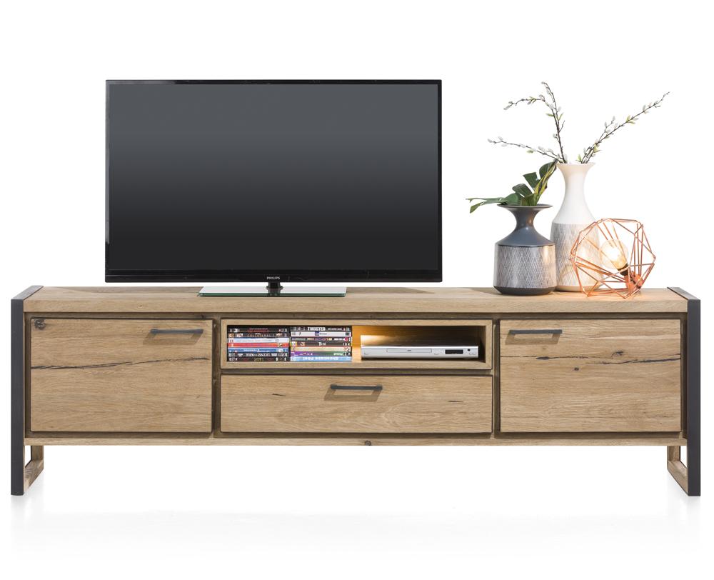 Habufa Metalox Lowboard TV Unit-Tv and Media Unit-Habufa-210cm-Against The Grain Furniture